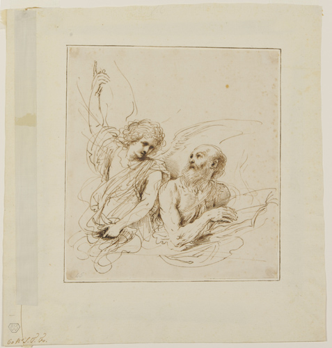 Guercino, St. Jerome and the Angel