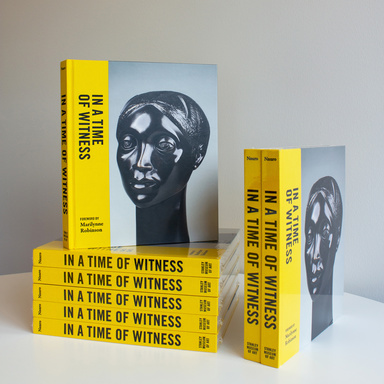 Catalog display of "In a Time of Witness"