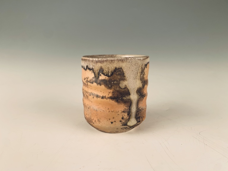 Eliza's art: a small cup.