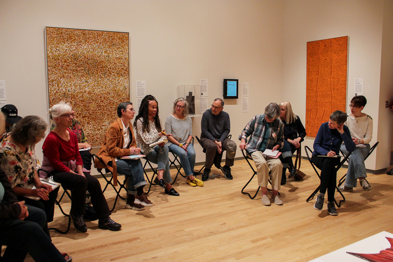 Q&A session with audiences attending the Gallery Talk