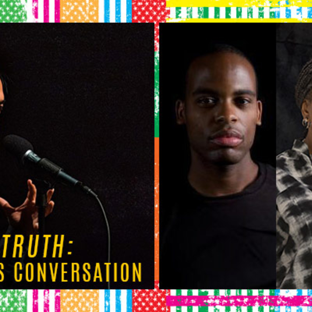 Herein Lies the Truth: A Work-In-Progress Conversation Aaron Pang, Christopher-Rasheem McMillan, Tisa Bryant, and Adam Knight   promotional image
