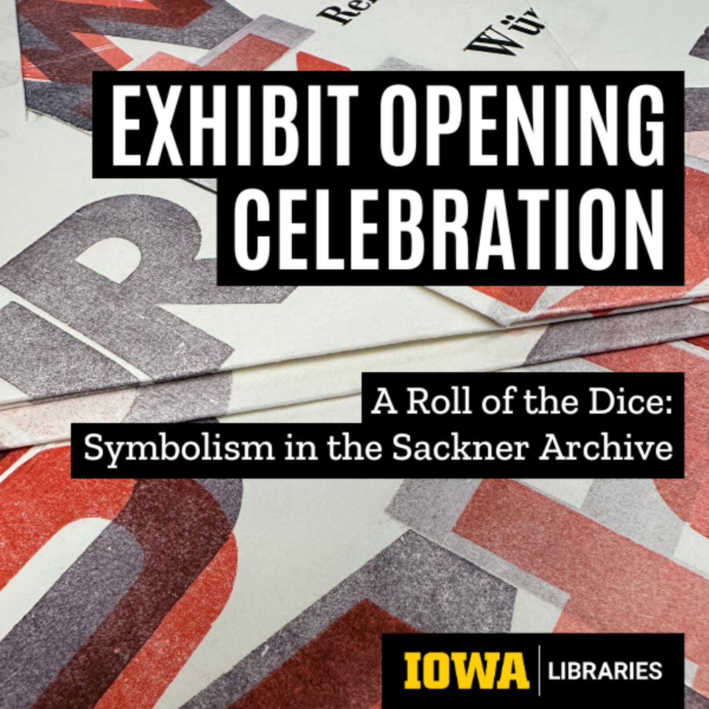 Exhibit Opening Celebration for 'A Roll of the Dice: Symbolism in the Sackner Archive' promotional image