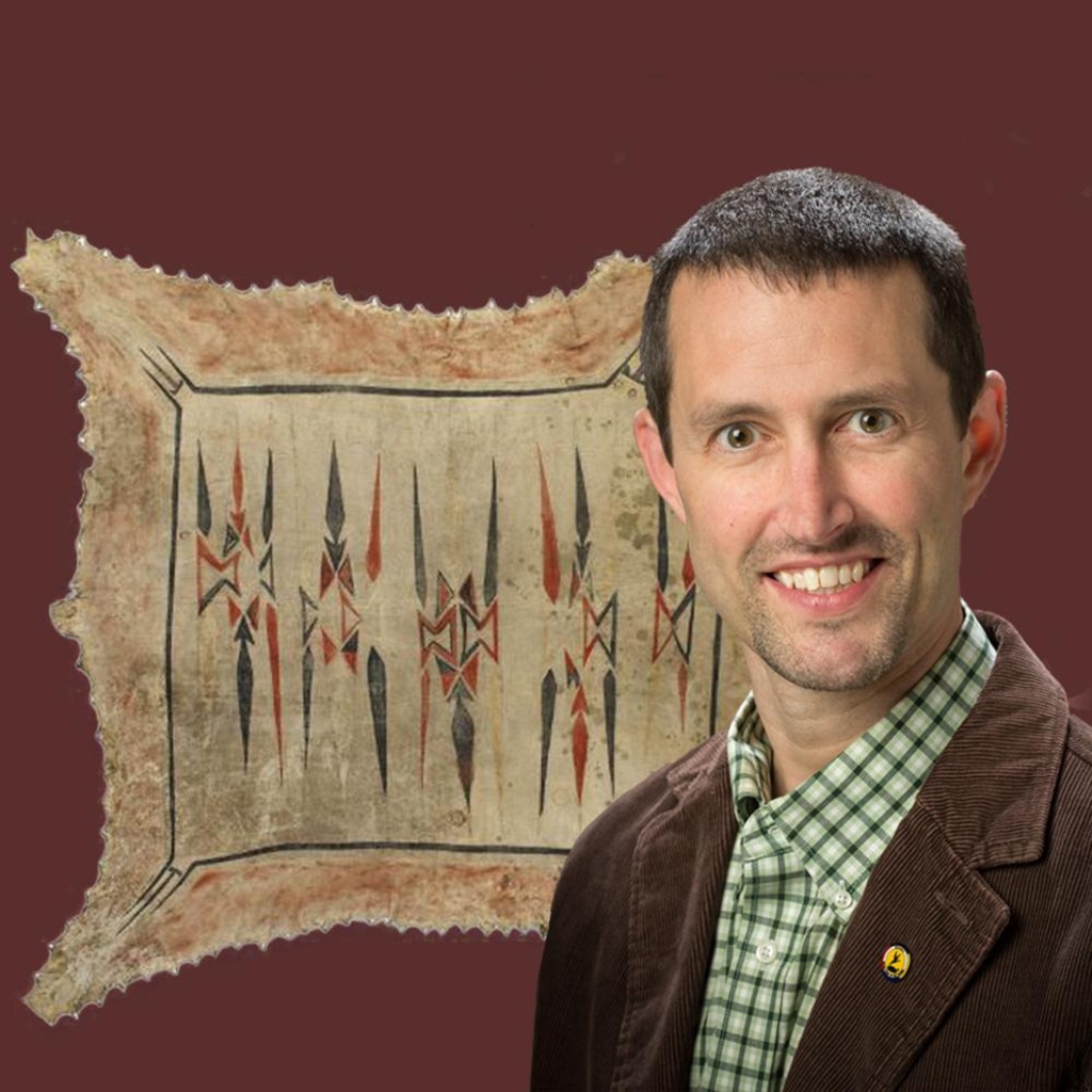 "Art from the Land: Minohsaya ‘Painted Hides’ and Myaamia Cultural Reclamation" with George Ironstrack promotional image