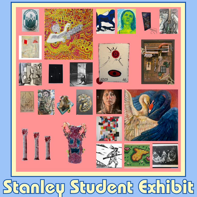 The front cover of a pamphlet made featuring the student artists.