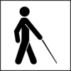 Symbol indicating access for people who are blind or have low vision