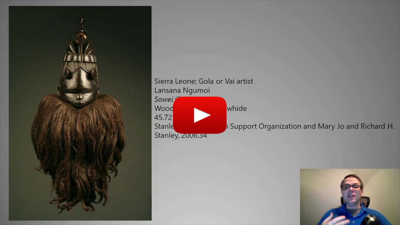 A video thumbnail of a presentation